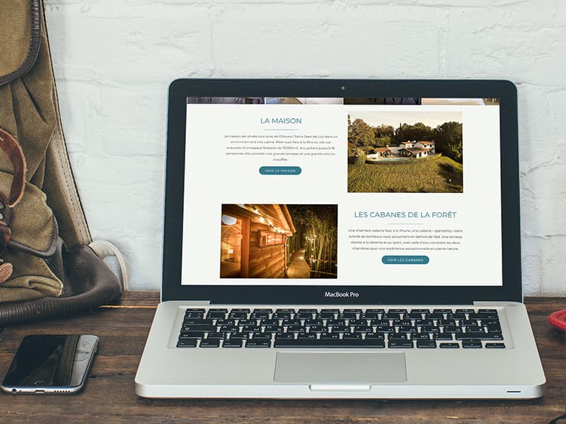 Site internet pour une Villa à louer